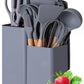 Silicone kitchenware set, 19-piece