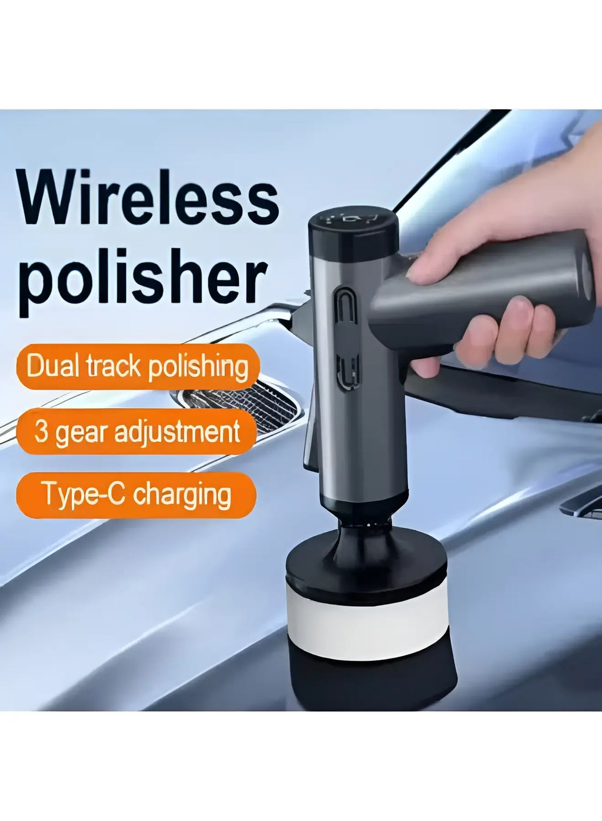 ✨ Cordless Car Polisher & Waxing Machine | جهاز تلميع السيارات اللاسلكي 🚗