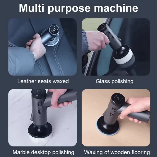 ✨ Cordless Car Polisher & Waxing Machine | جهاز تلميع السيارات اللاسلكي 🚗